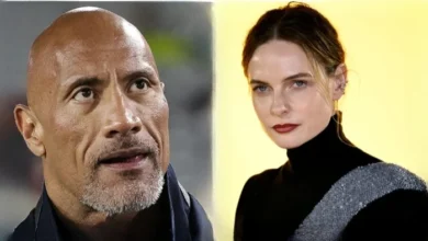 Dwayne Johnson Supports Rebecca Ferguson