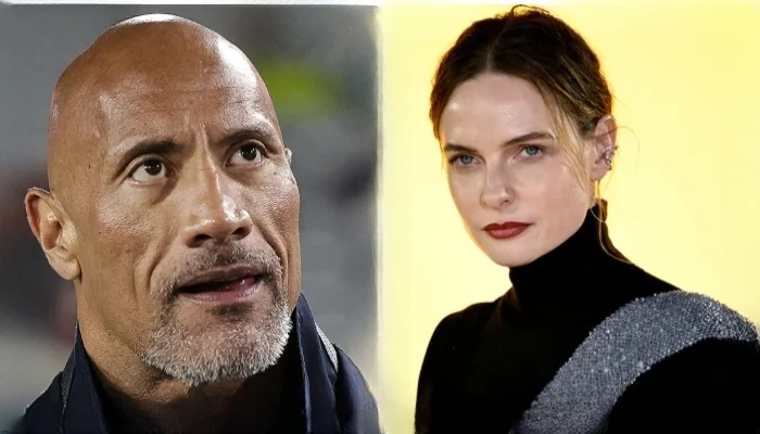 Dwayne Johnson Supports Rebecca Ferguson