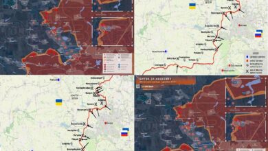 Ukraine war map