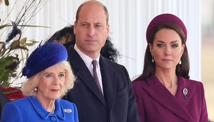 Prince William and Queen Camilla