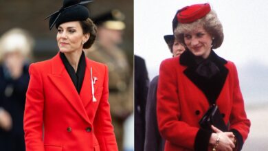 Kate Middleton and Princess Diana's