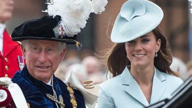 King Charles and Kate Middleton