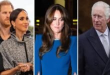 Meghan Markle, Kate Middleton and King Charles