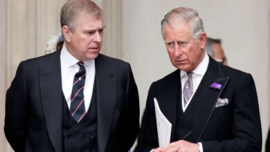 Prince Andrew's with King Charles