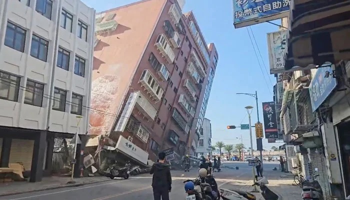 Earthquake Strikes Taiwan