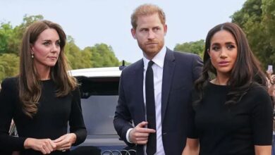 Kate Middleton with Meghan Markle and Prince Harry