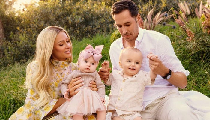 Paris Hilton with her Childerns
