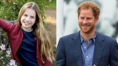 Prince Harry and Princess Charlotte