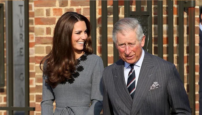 King Charles and Kate Middleton