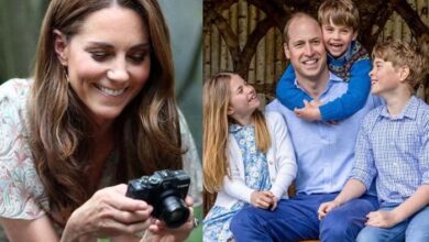 Kate Middleton appears 'invisible' in a family picture with Prince William