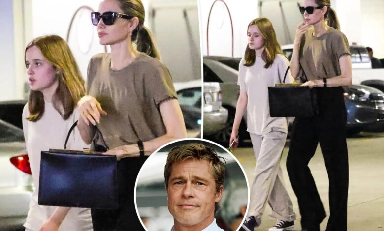 Angelina Jolie Looks Tense with Daughter Vivienne as Sad Details Emerge About Brad Pitt