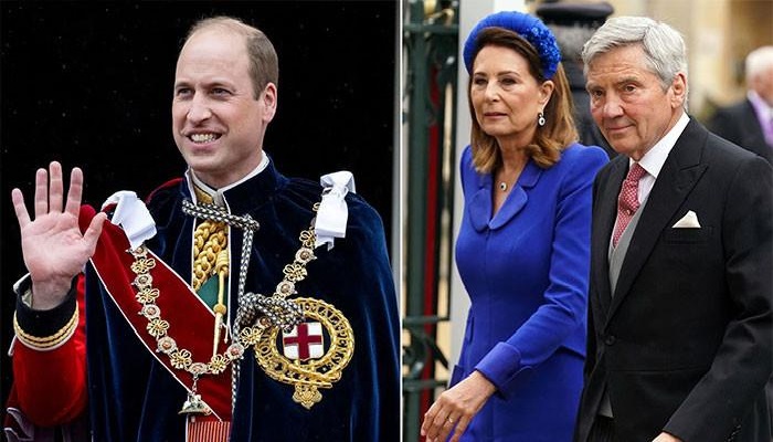 Carole and Michael Middleton's home nearly loses roof after Prince William's visit