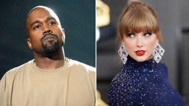 Taylor Swift subtly reacts to Kanye West name-dropping her on new song