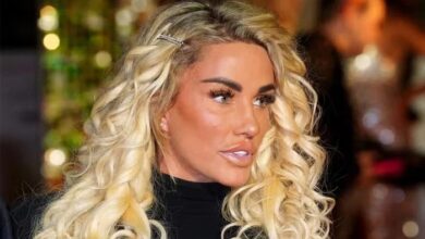 Katie Price Draws Attention to Her Newly Branded Facelift