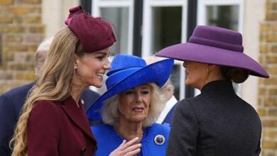 Meghan Markle Fans Mock Kate Middleton and Queen Camilla After Awkward Trump Visit Moment Goes Viral