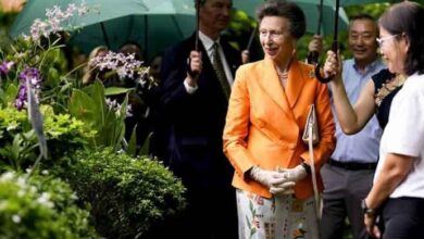 Princess Anne Falls Silent After Orchid Named for King Charles Queen Camilla and Princess Diana