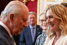 Kate Winslet Shocked As Embarrassing Outfit Mishap Exposed In First Meeting With King Charles