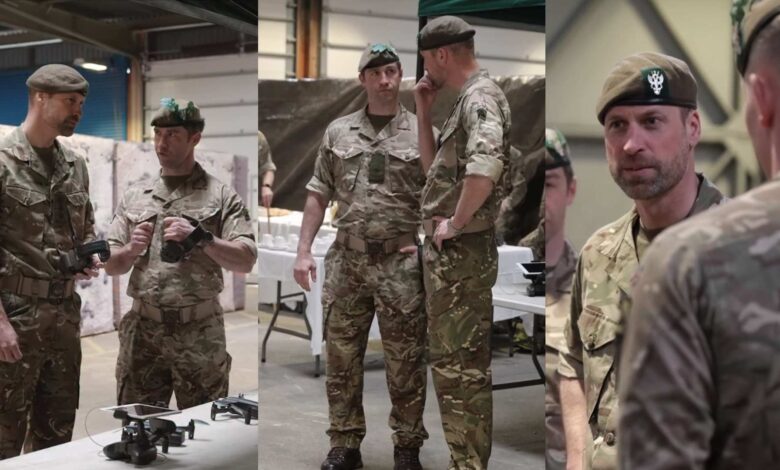 Prince William Demonstrates Military Prowess During Surprise Visit to Army Regiment