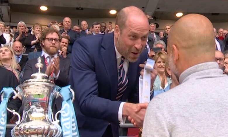Prince William’s Surprising Gesture Turns the Tide for Man City During FA Cup Final
